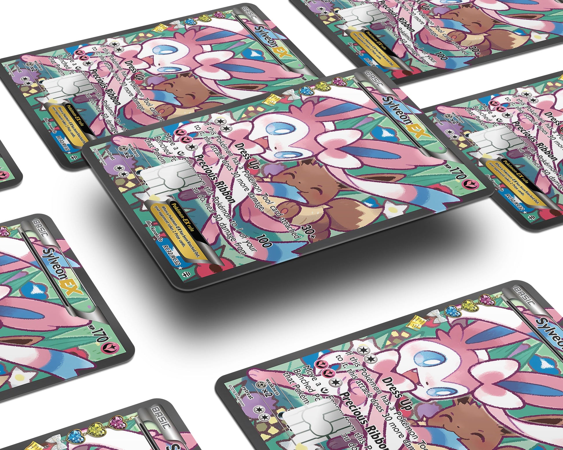 Cute Eevee & Sylveon Pokemon Card Credit Card Credit Card Skin Anime Town Creations Cute Eevee & Sylveon Pokemon Card Credit Card Credit Card Skin Anime Town Creations