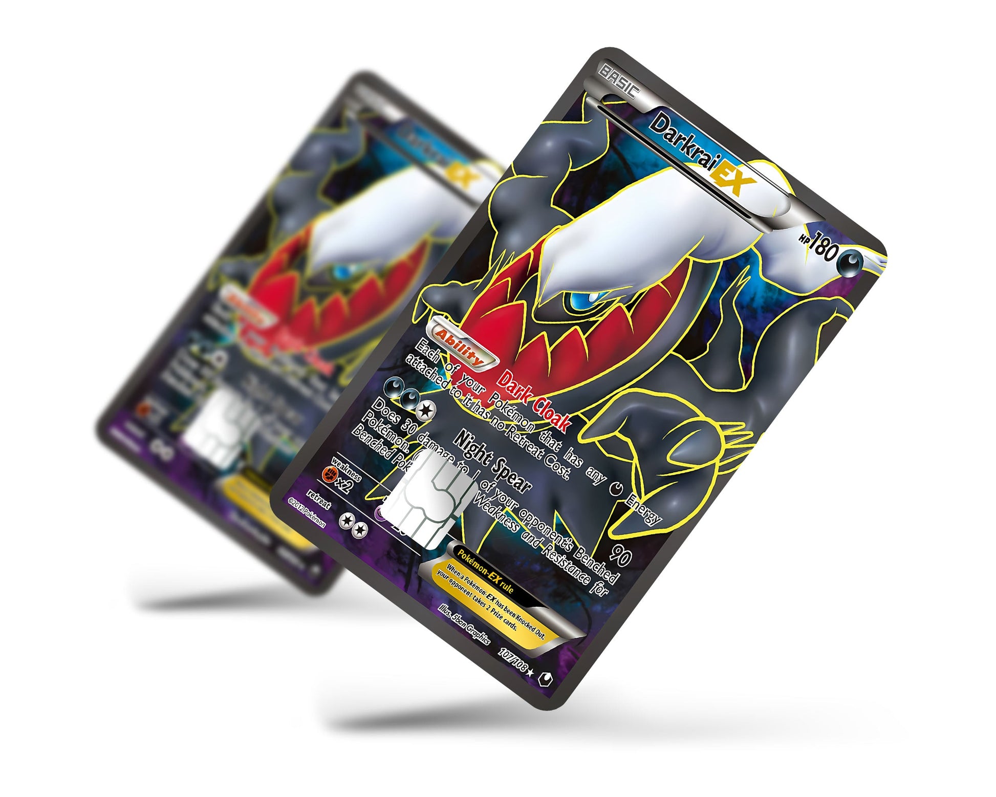 Anime Town Creations Credit Card Darkrai Pokemon Card Full Skins - Anime Pokemon Credit Card Skin