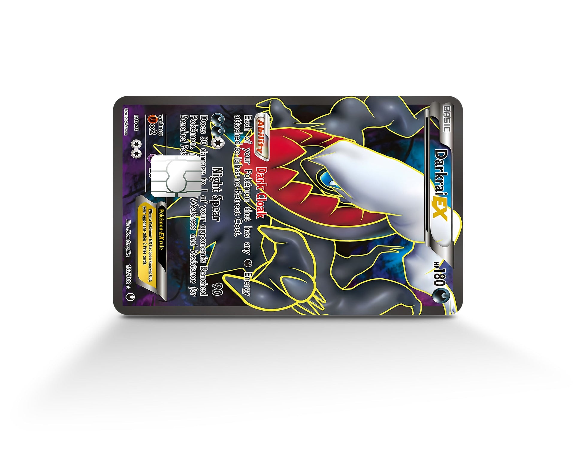 pokemon card darkrai Darkrai Pokemon Card Credit Card Credit Card Skin – Anime Town Creations