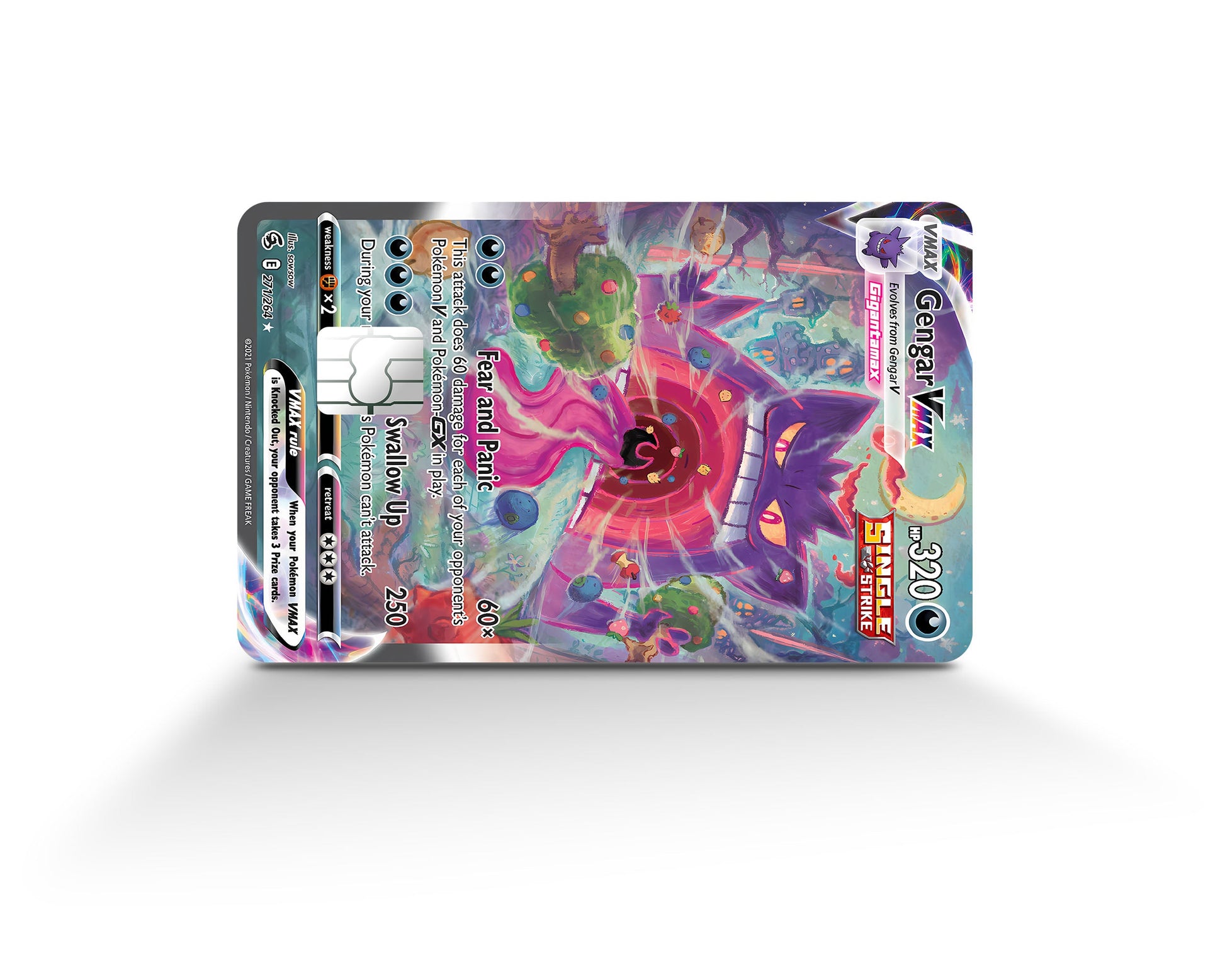 Rare Gengar Vmax Pokemon Card Credit Card Credit Card Skin Anime Town Creations Rare Gengar Vmax Pokemon Card Credit Card Credit Card Skin Anime Town Creations