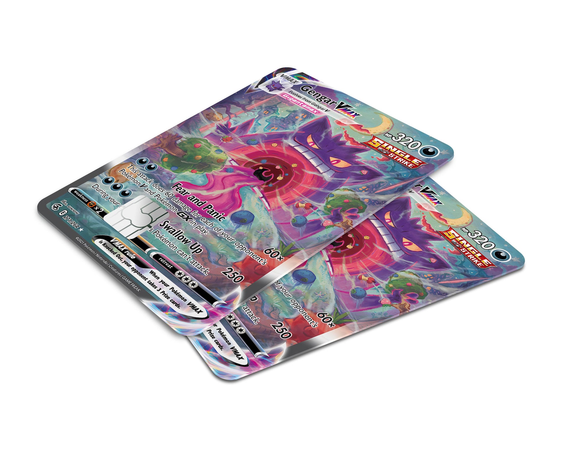 Rare Gengar Vmax Pokemon Card Credit Card Credit Card Skin Anime Town Creations Rare Gengar Vmax Pokemon Card Credit Card Credit Card Skin Anime Town Creations