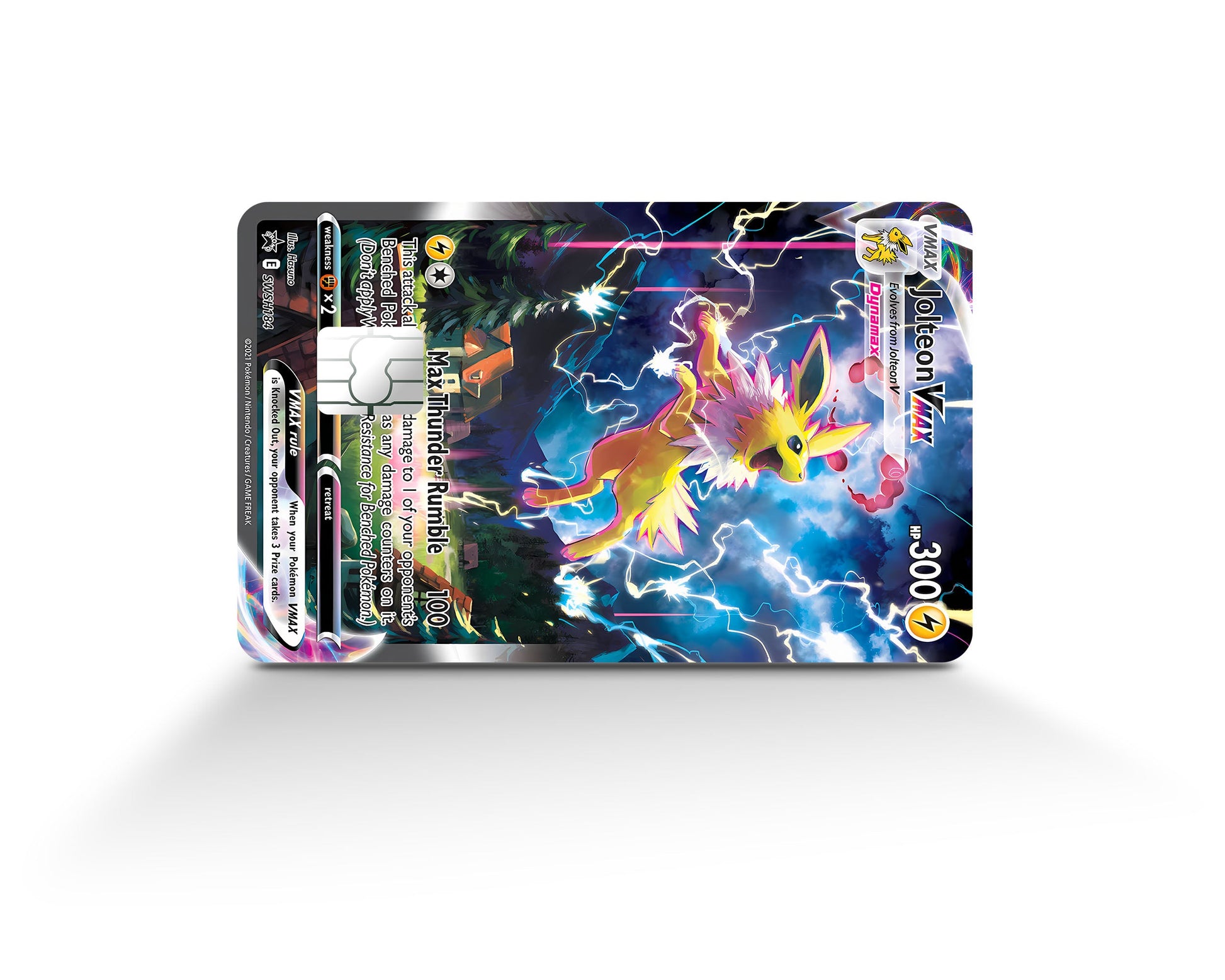Rare Jolteon Pokemon Card Credit Card Credit Card Skin Anime Town Creations Rare Jolteon Pokemon Card Credit Card Credit Card Skin Anime Town Creations