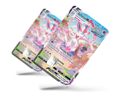 Rare Sylveon Pokemon Card Credit Card Credit Card Skin – Anime Town Creations