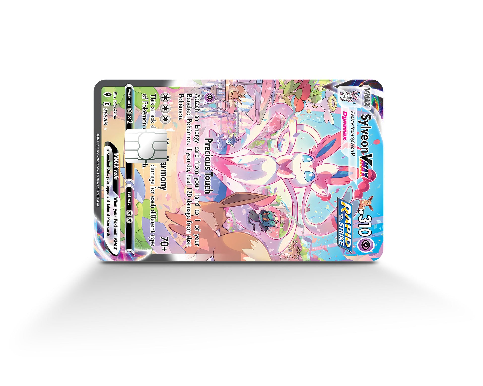 Rare Sylveon Pokemon Card Credit Card Credit Card Skin Anime Town Creations Rare Sylveon Pokemon Card Credit Card Credit Card Skin Anime Town Creations