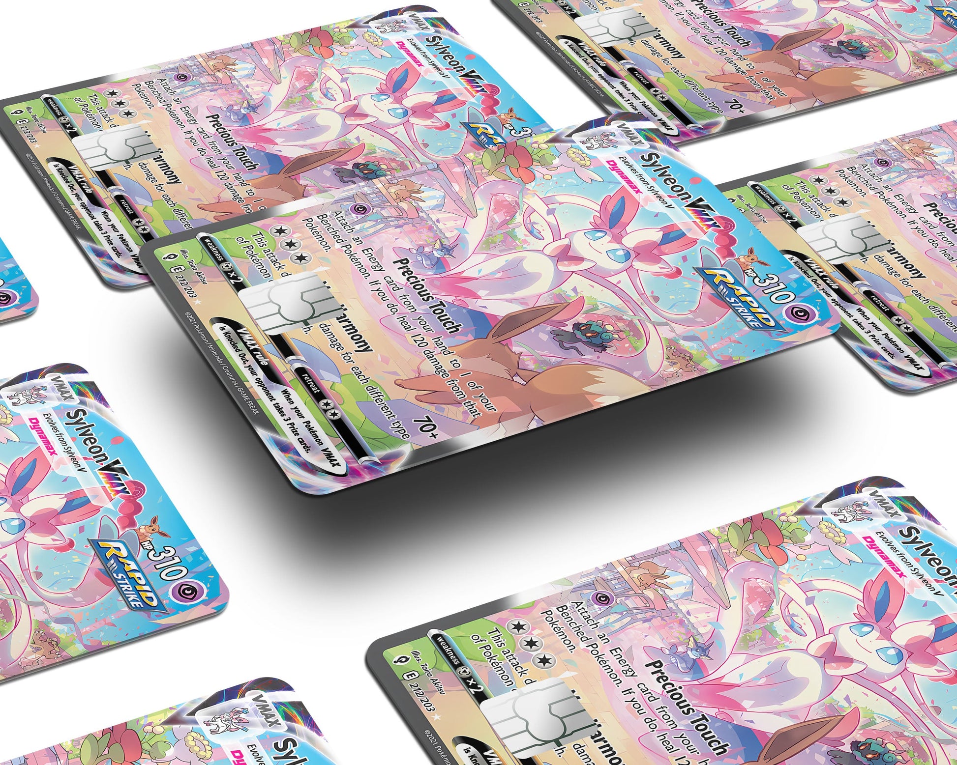 Rare Sylveon Pokemon Card Credit Card Credit Card Skin Anime Town Creations Rare Sylveon Pokemon Card Credit Card Credit Card Skin Anime Town Creations