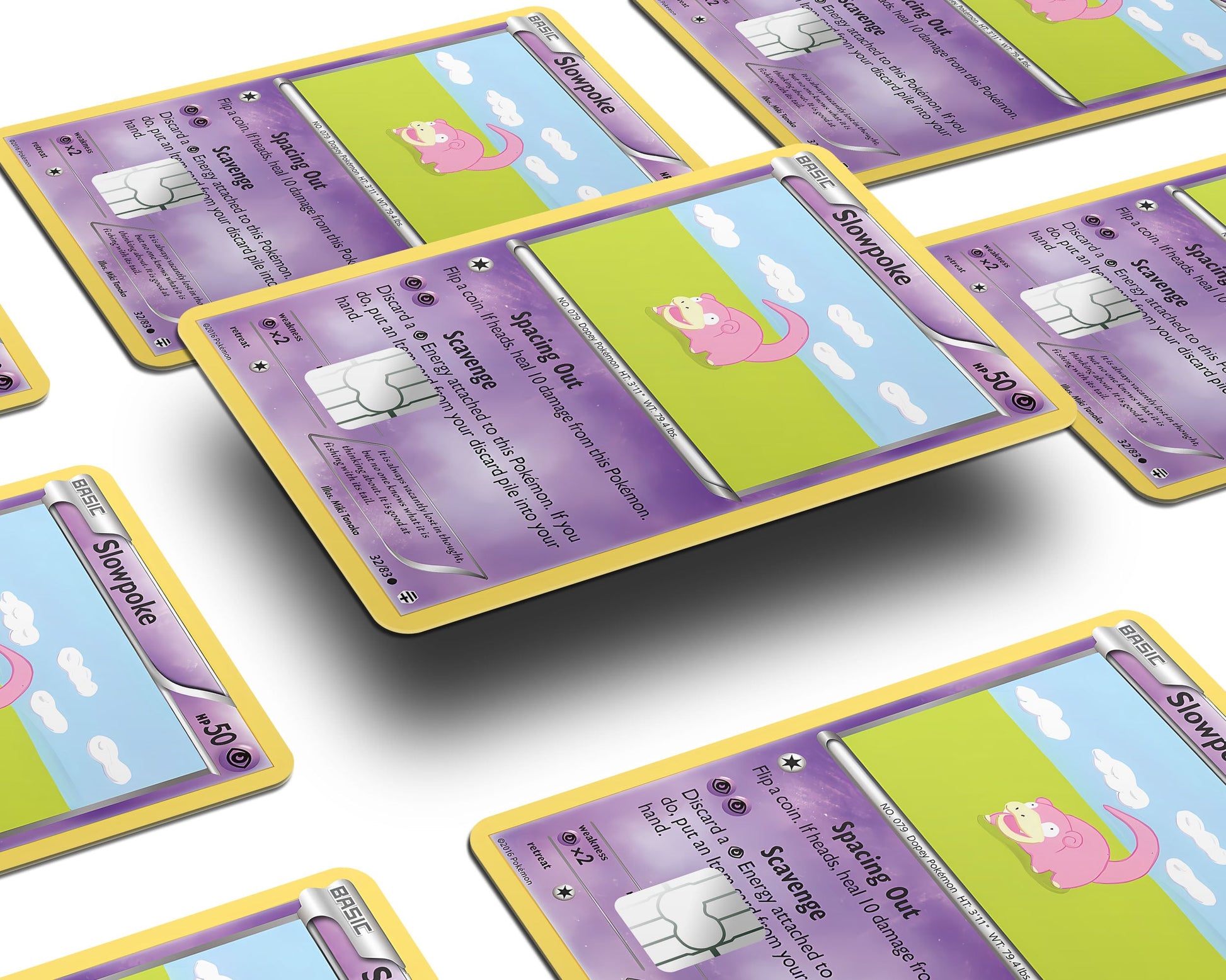 Slowpoke Pokemon Card Credit Card Credit Card Skin Anime Town Creations Slowpoke Pokemon Card Credit Card Credit Card Skin Anime Town Creations