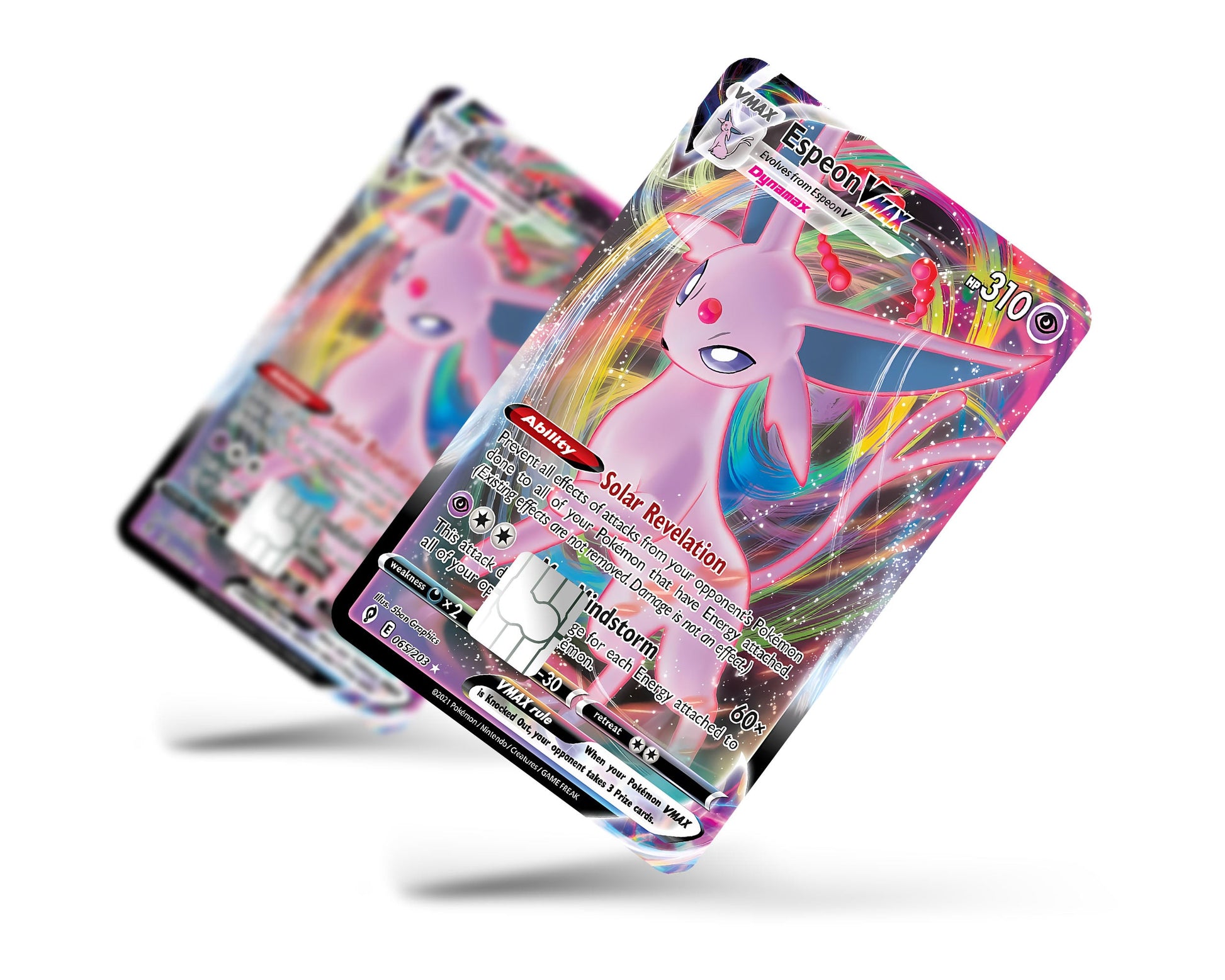 Vmax Espeon Pokemon Card Credit Card Credit Card Skin Anime Town Creations Vmax Espeon Pokemon Card Credit Card Credit Card Skin Anime Town Creations