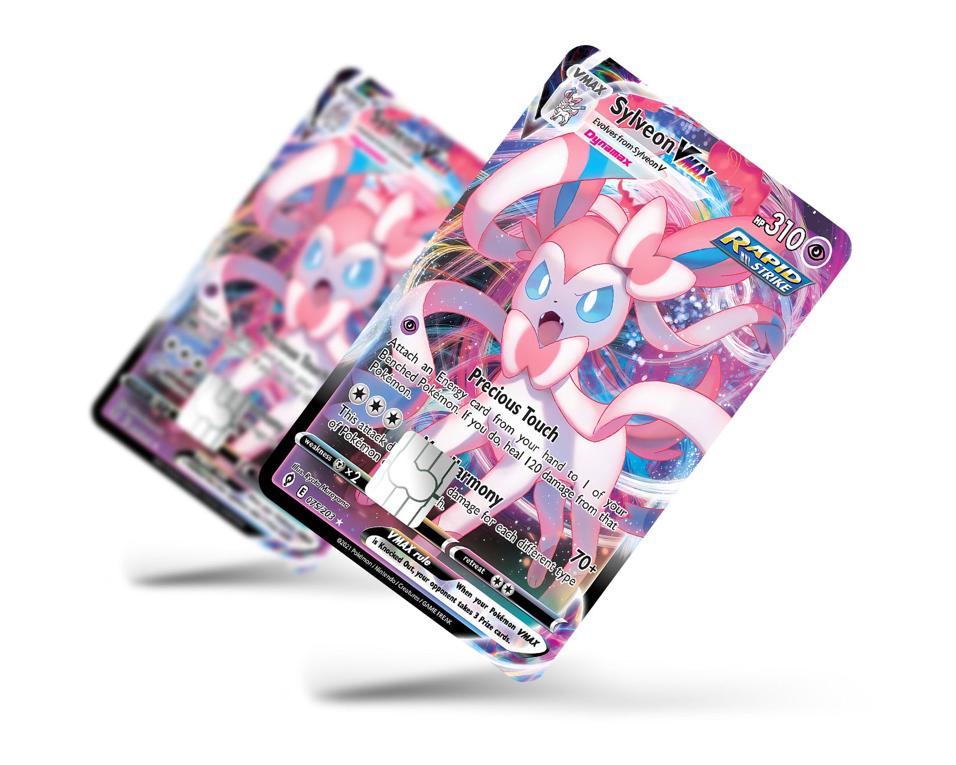 Vmax Sylveon Pokemon Card Credit Card Credit Card Skin Anime Town Creations Vmax Sylveon Pokemon Card Credit Card Credit Card Skin Anime Town Creations