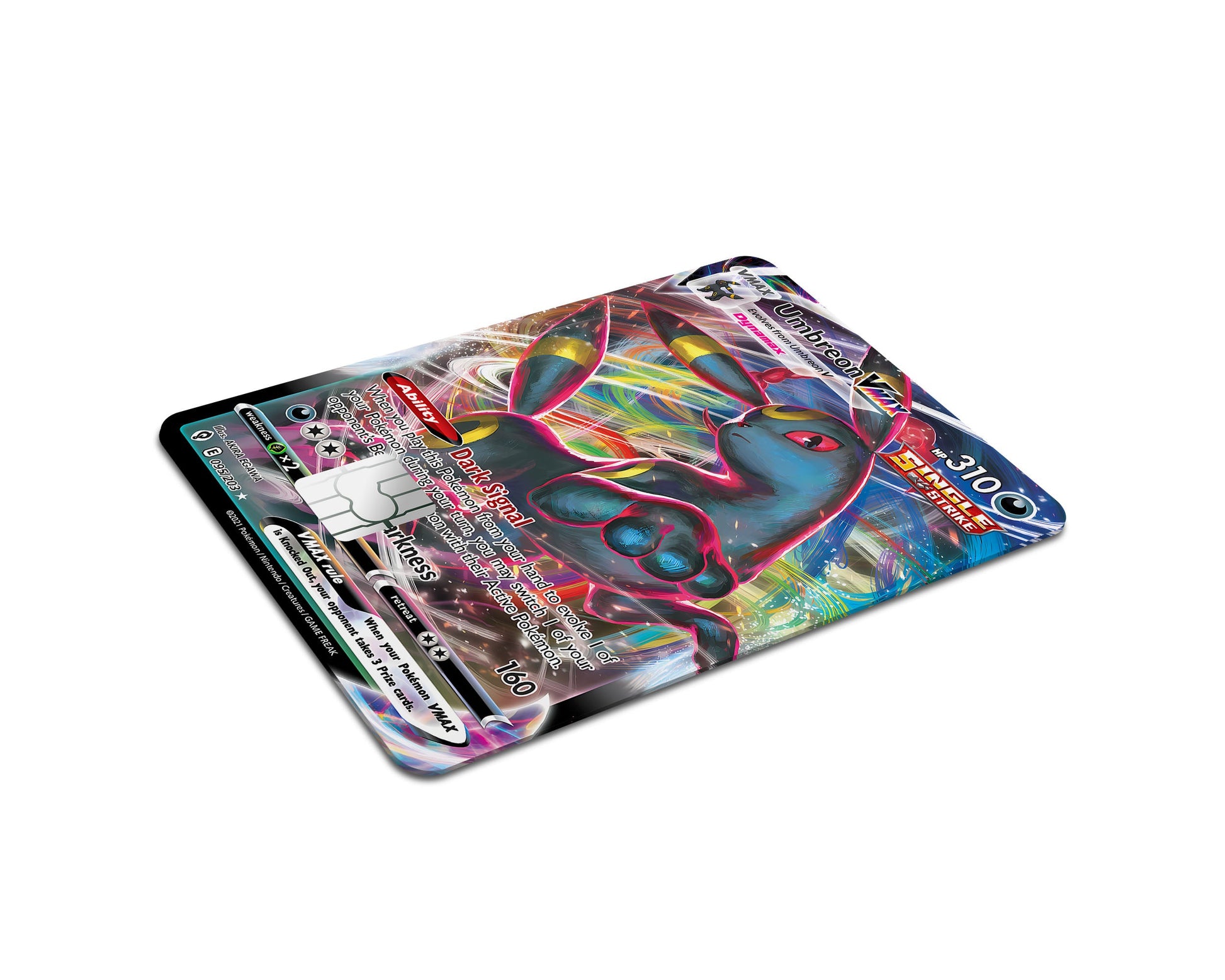 Vmax Umbreon Pokemon Card Credit Card Credit Card Skin Anime Town Creations Vmax Umbreon Pokemon Card Credit Card Credit Card Skin Anime Town Creations