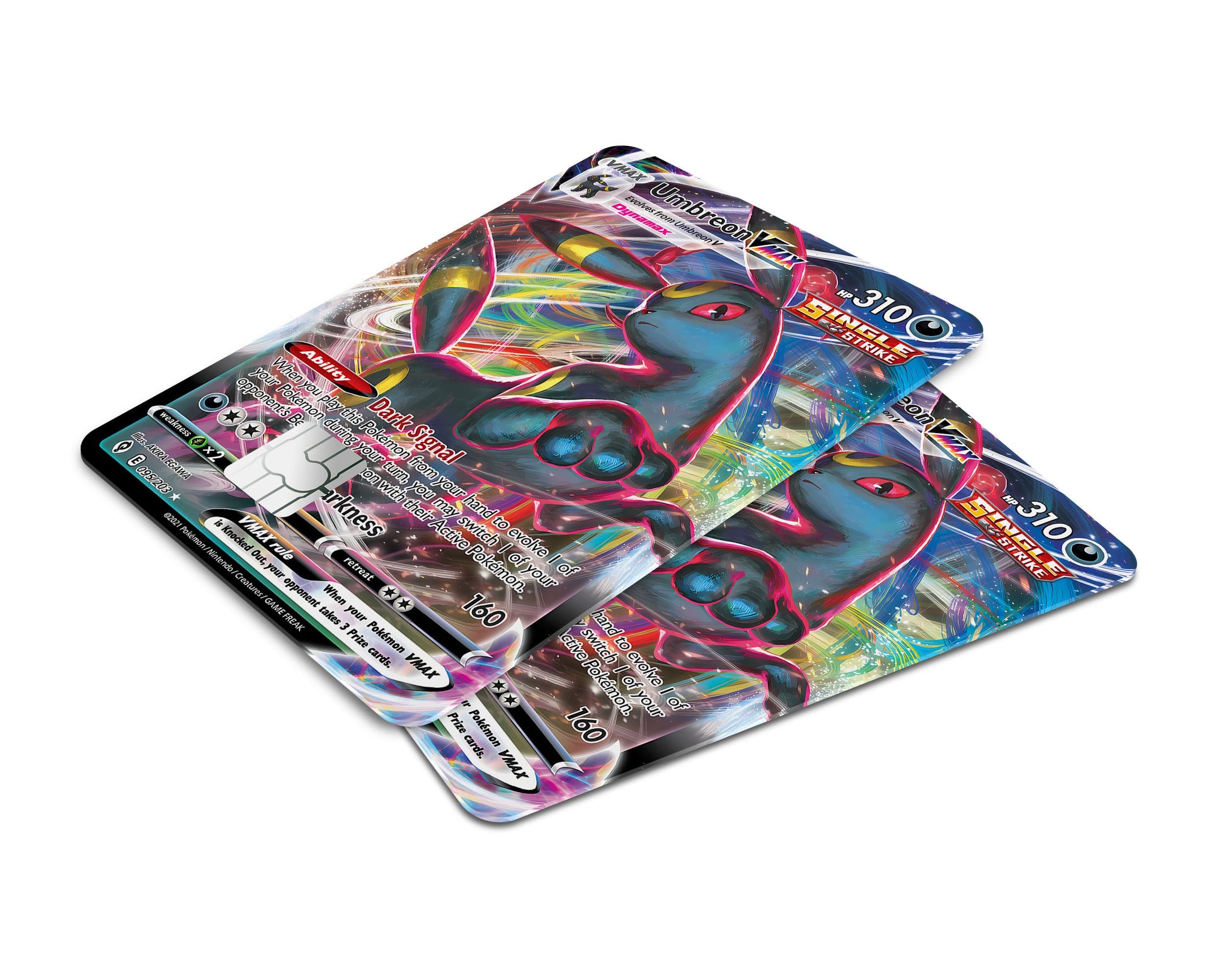 umbreon pokemon card vmax Vmax Umbreon Pokemon Card Credit Card Credit Card Skin – Anime Town Creations