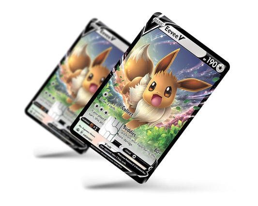 Anime Town Creations Credit Card Rare Eevee Pokemon Card Full Skins - Anime Pokemon Credit Card Skin