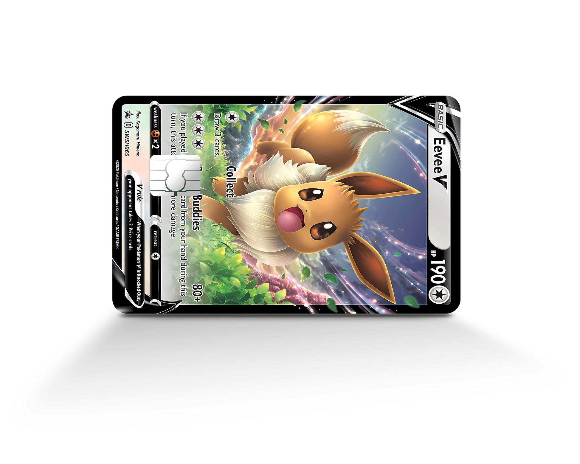 Rare Eevee Pokemon Card Credit Card Credit Card Skin Anime Town Creations Rare Eevee Pokemon Card Credit Card Credit Card Skin Anime Town Creations