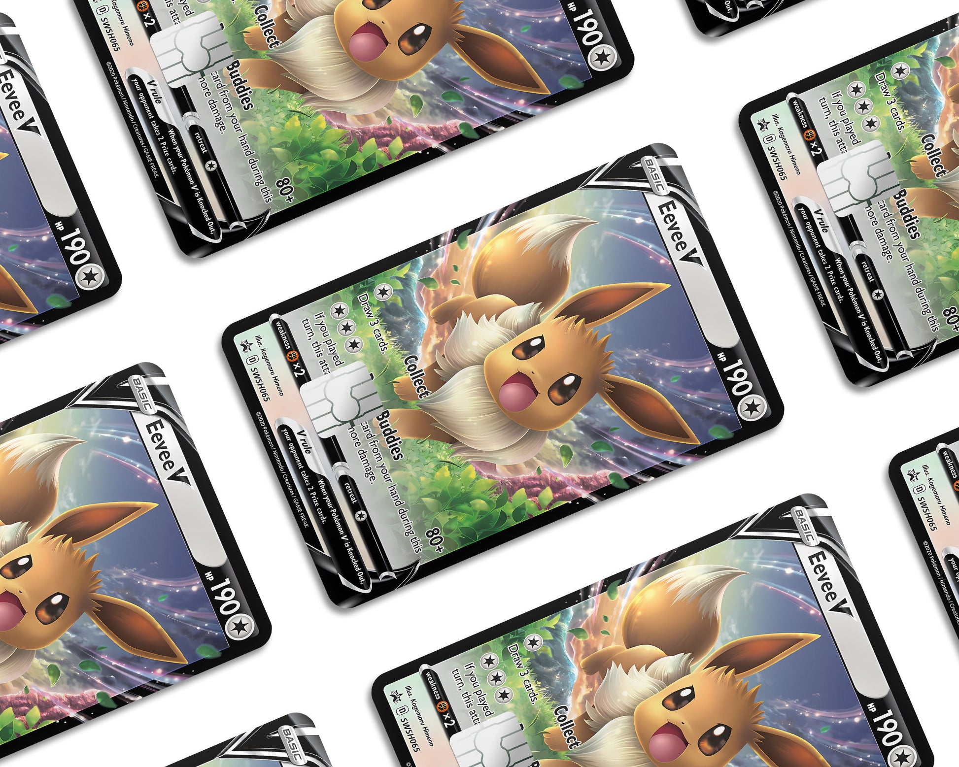 Rare Eevee Pokemon Card Credit Card Credit Card Skin Anime Town Creations Rare Eevee Pokemon Card Credit Card Credit Card Skin Anime Town Creations