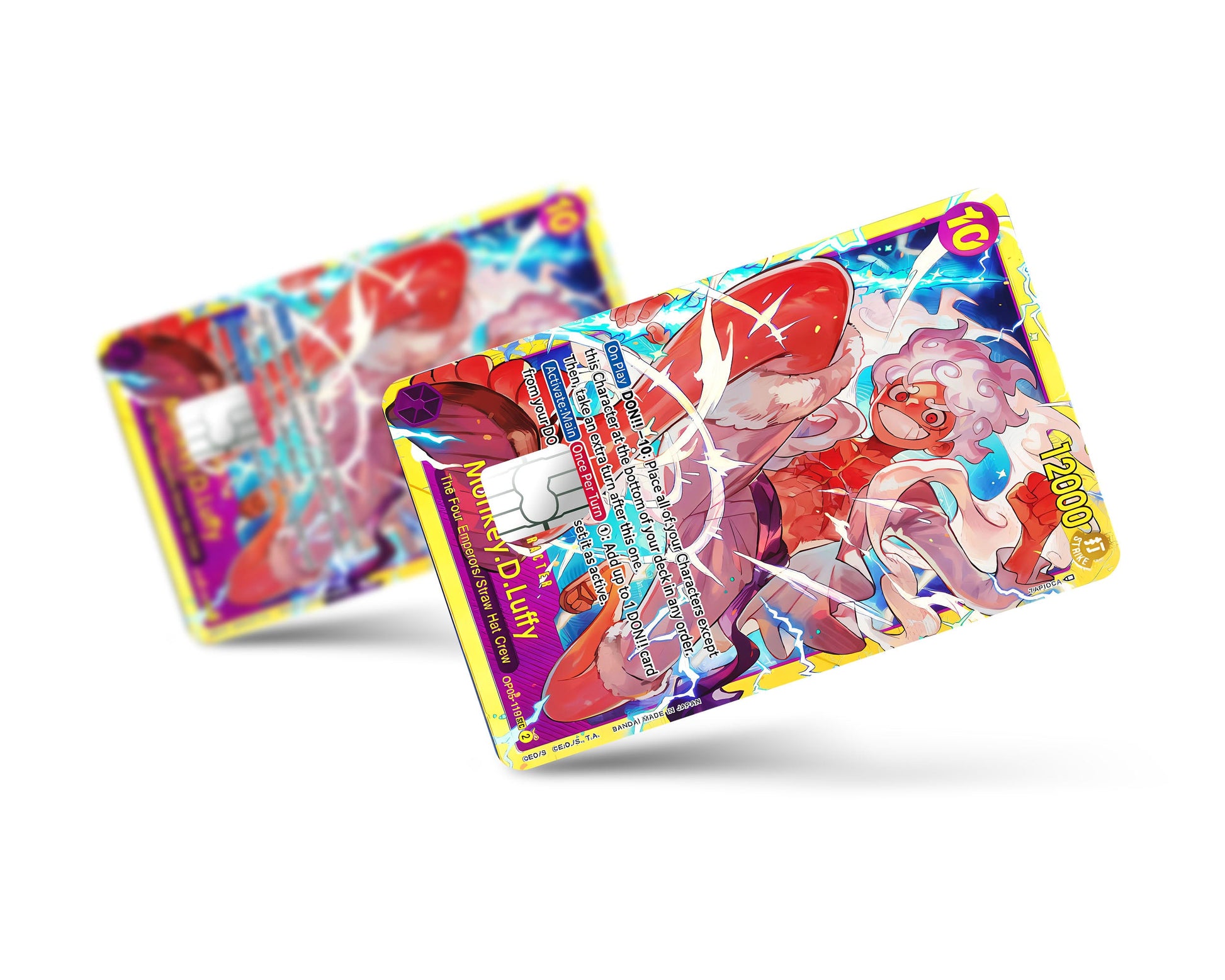 Anime Town Creations Credit Card Joyboy Luffy One Piece Card Full Skins - Anime One Piece Credit Card Skin