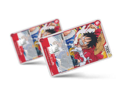 Anime Town Creations Credit Card Moneky D Luffy One Piece Card Full Skins - Anime One Piece Credit Card Skin