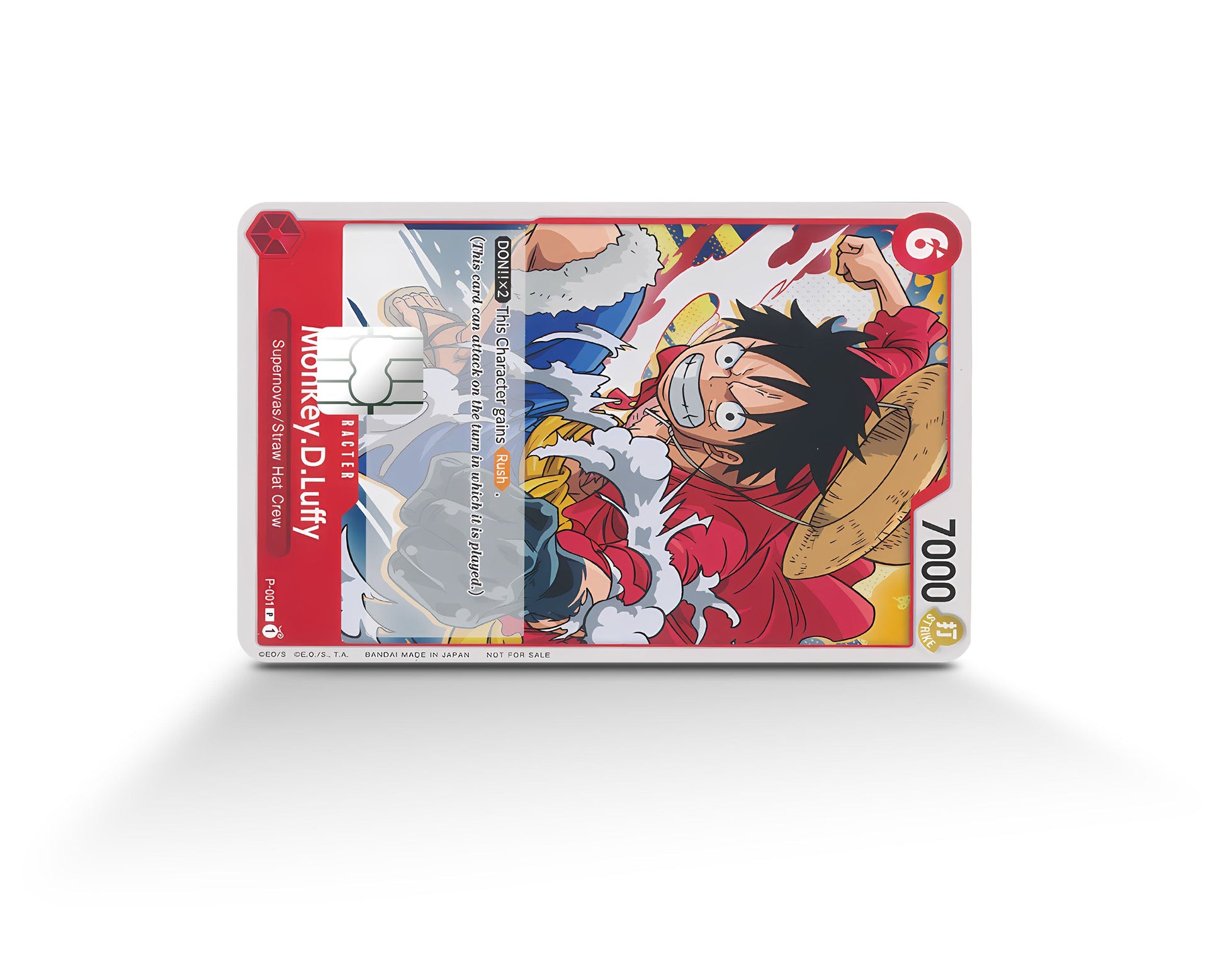 Anime Town Creations Credit Card Moneky D Luffy One Piece Card Full Skins - Anime One Piece Credit Card Skin
