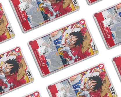 Anime Town Creations Credit Card Moneky D Luffy One Piece Card Window Skins - Anime One Piece Credit Card Skin