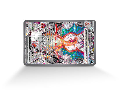 Anime Town Creations Credit Card Charizard EX Pokemon Card Full Skins - Anime Pokemon Credit Card Skin