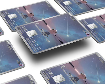 Anime Town Creations Credit Card Cleffa Starlight Pokemon Card Window Skins - Anime Pokemon Credit Card Skin