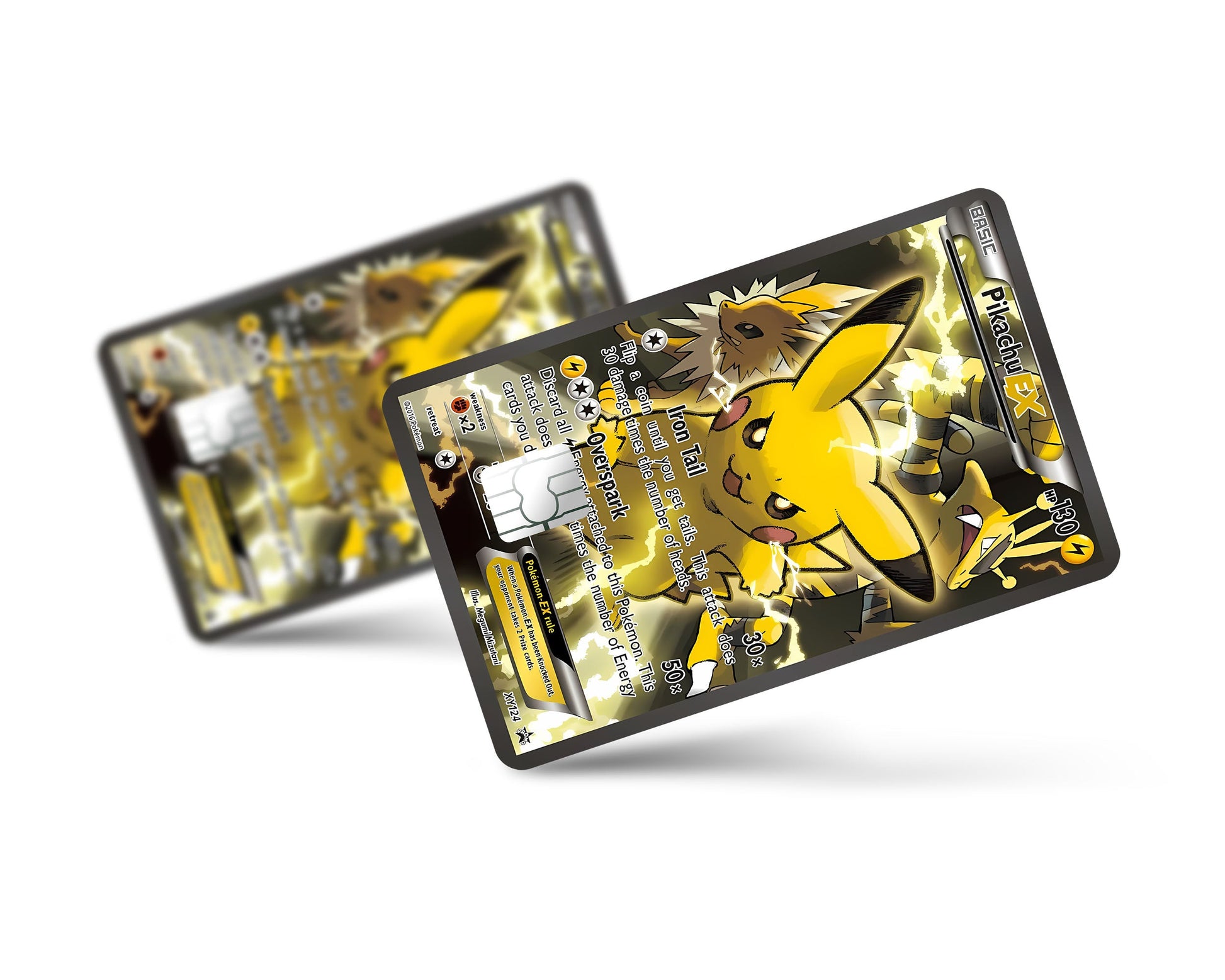 Anime Town Creations Credit Card Electric Pikachu Pokemon Card Full Skins - Anime Pokemon Credit Card Skin