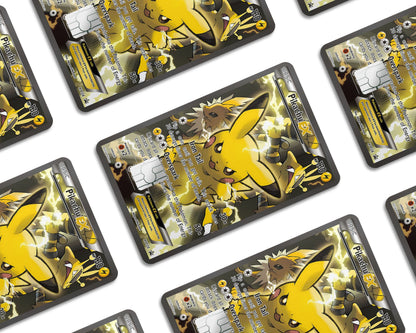Anime Town Creations Credit Card Electric Pikachu Pokemon Card Window Skins - Anime Pokemon Credit Card Skin