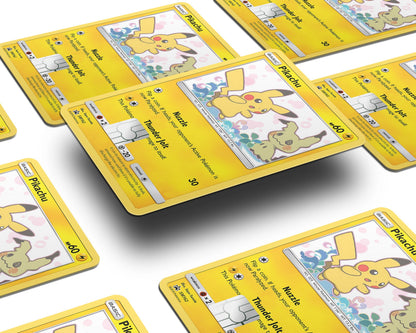 Pikachu Mimikyu Pokemon Card Credit Card Credit Card Skin – Anime Town  Creations