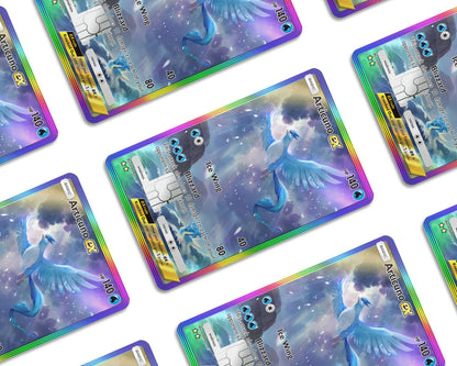 Anime Town Creations Credit Card Articuno Pocket Pokemon Card Window Skins - Anime Pokemon Credit Card Skin
