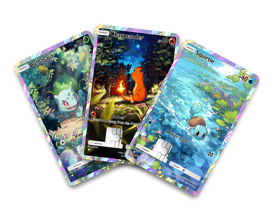 Pokemon Starter Pocket Credit Card Bundle Skin