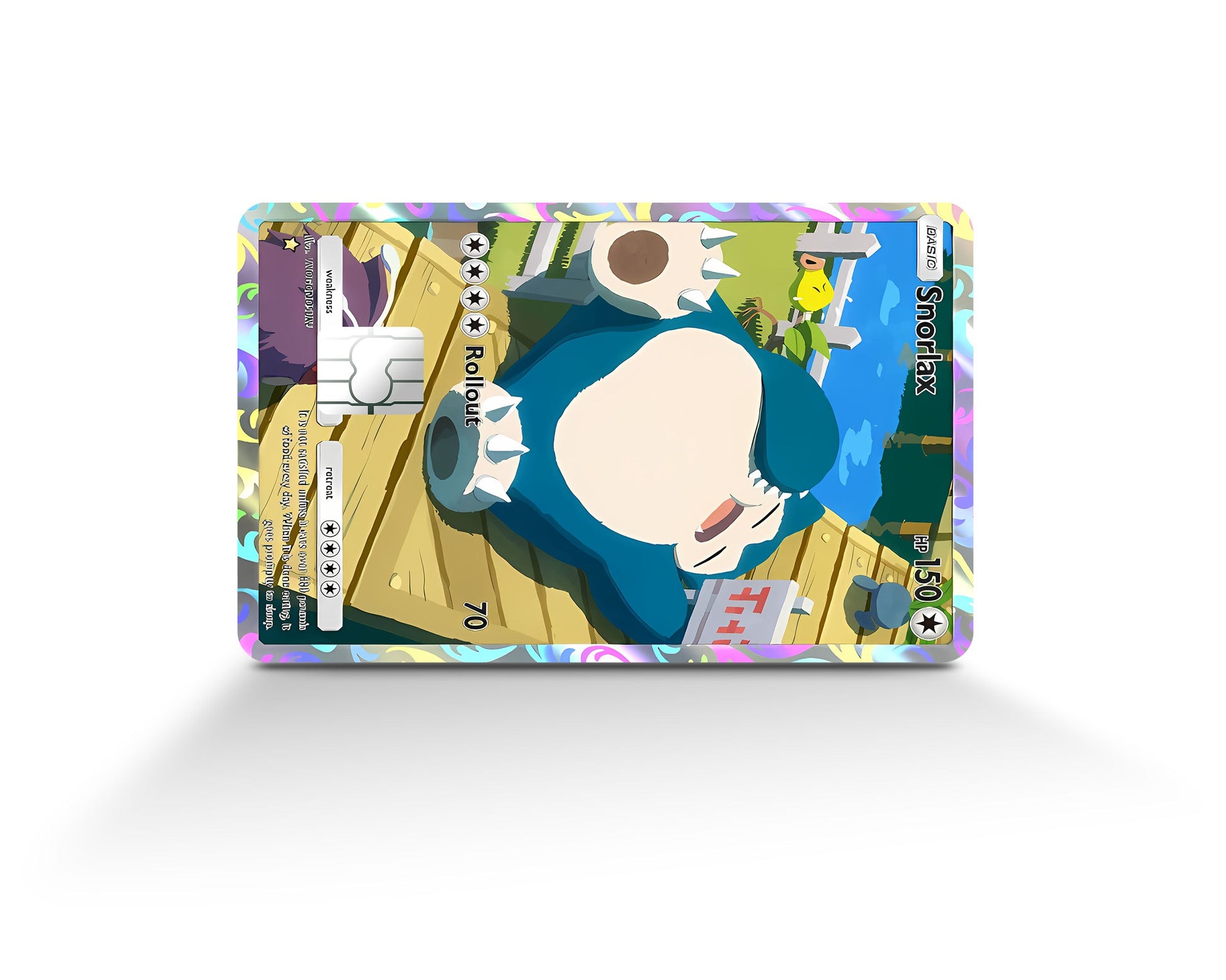 Snorlax Pocket Pokemon Card Credit Card Skin