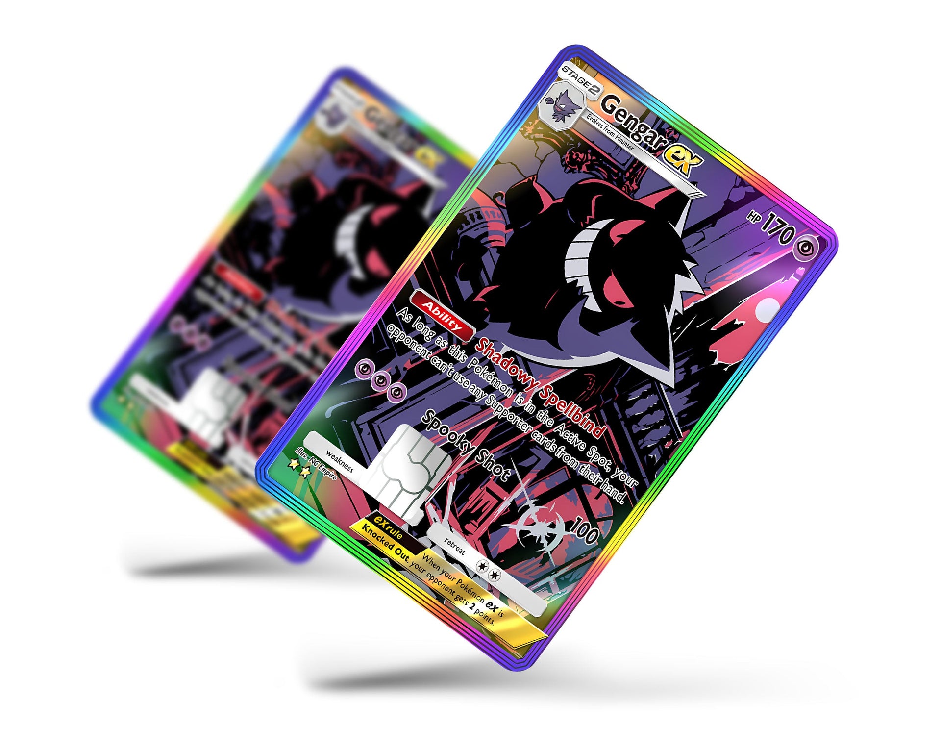 pokemon debit card Gengar Pocket Pokemon Card Credit Card Skin