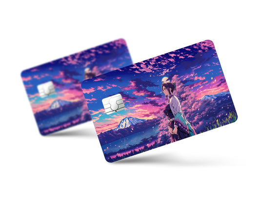 Anime Town Creations Credit Card Demon Slayer Shinobu Kocho Full Skins - Anime Demon Slayer Credit Card Skin