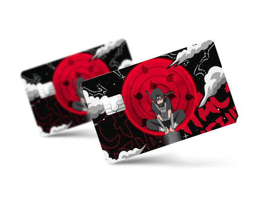 Anime Town Creations Credit Card Uchiha Itachi Anbu Sharingan Full Skins - Anime Naruto Credit Card Skin