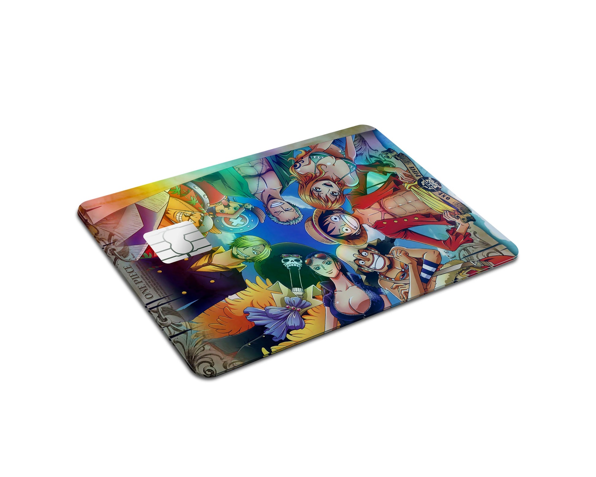 One Piece Crew Members Holographic Credit Card Skin