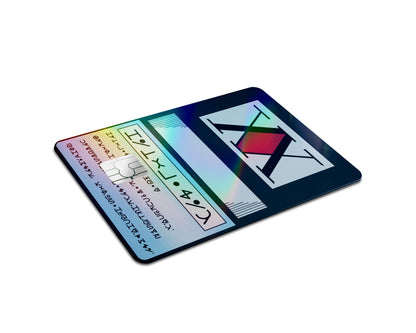 Anime Town Creations Holographic Credit Card Hunter x Hunter Licence Card Half Skins - Anime Hunter x Hunter Holographic Credit Card Skin