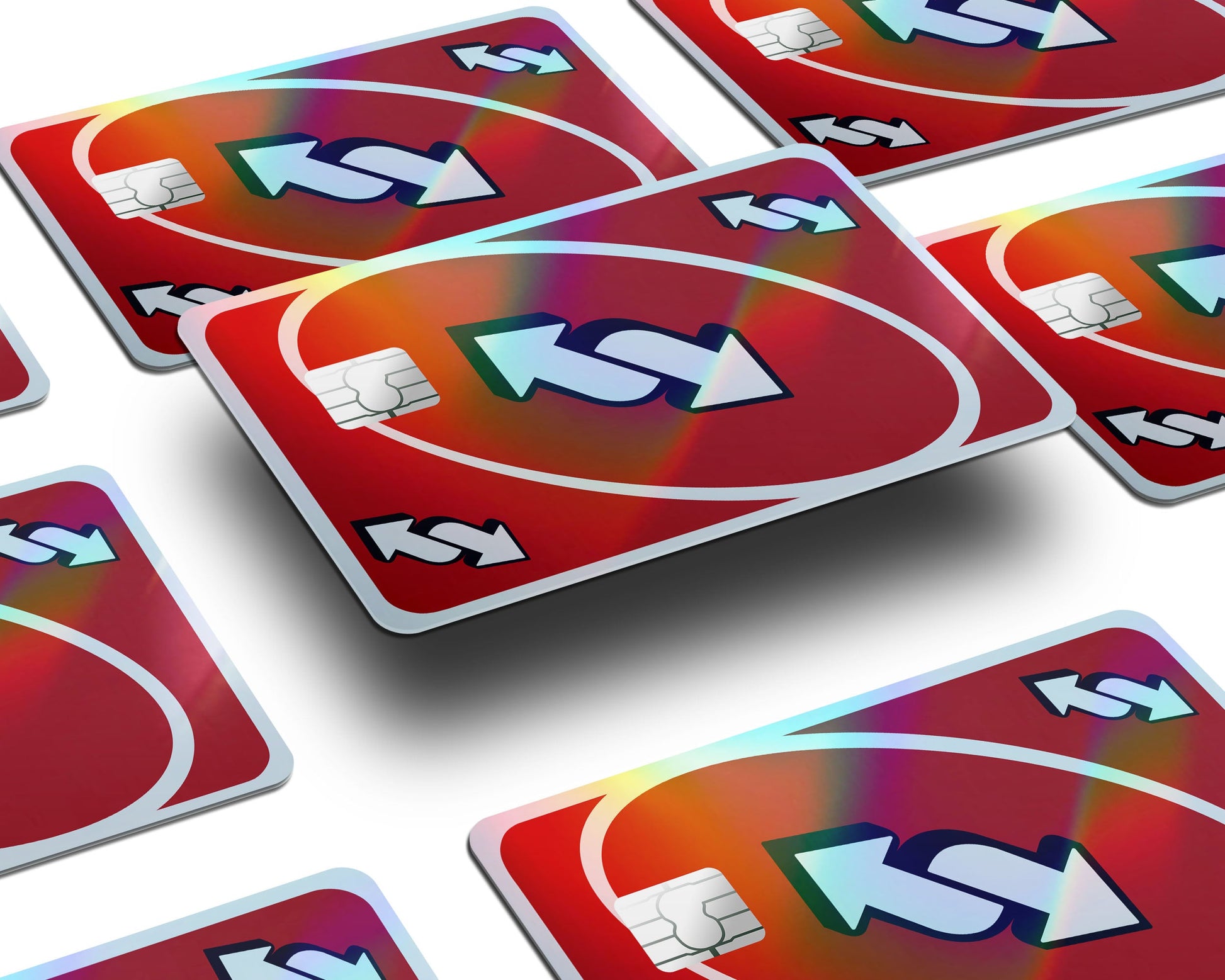 Uno Reverse Red Holographic Credit Card Holographic Credit Card Skin Anime Town Creations Uno Reverse Red Holographic Credit Card Holographic Credit Card Skin Anime Town Creations