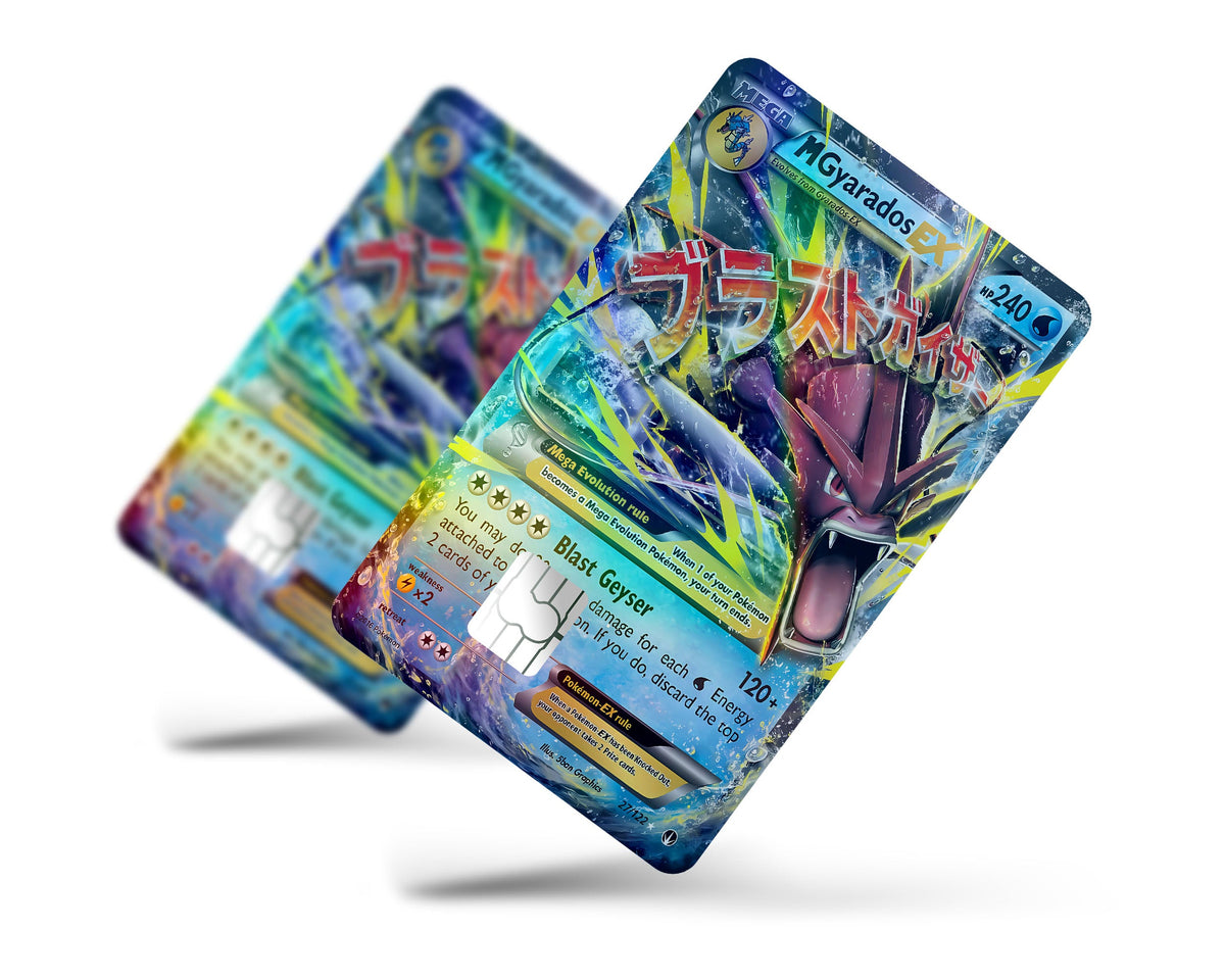 mega gyarados ex pokemon card Holographic Credit Card Holographic Credit Card Skin – Anime Town Creations SIZES:35 PT. - SPORTS Factory Sealed the trusted official grading Pokemon Platinum Nintendo DS