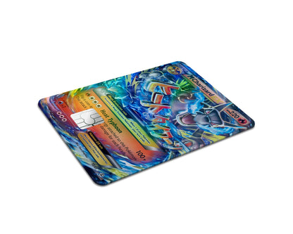 Anime Town Creations Holographic Credit Card Mega Charizard X Pokemon Card Full Skins - Anime Pokemon Holographic Credit Card Skin