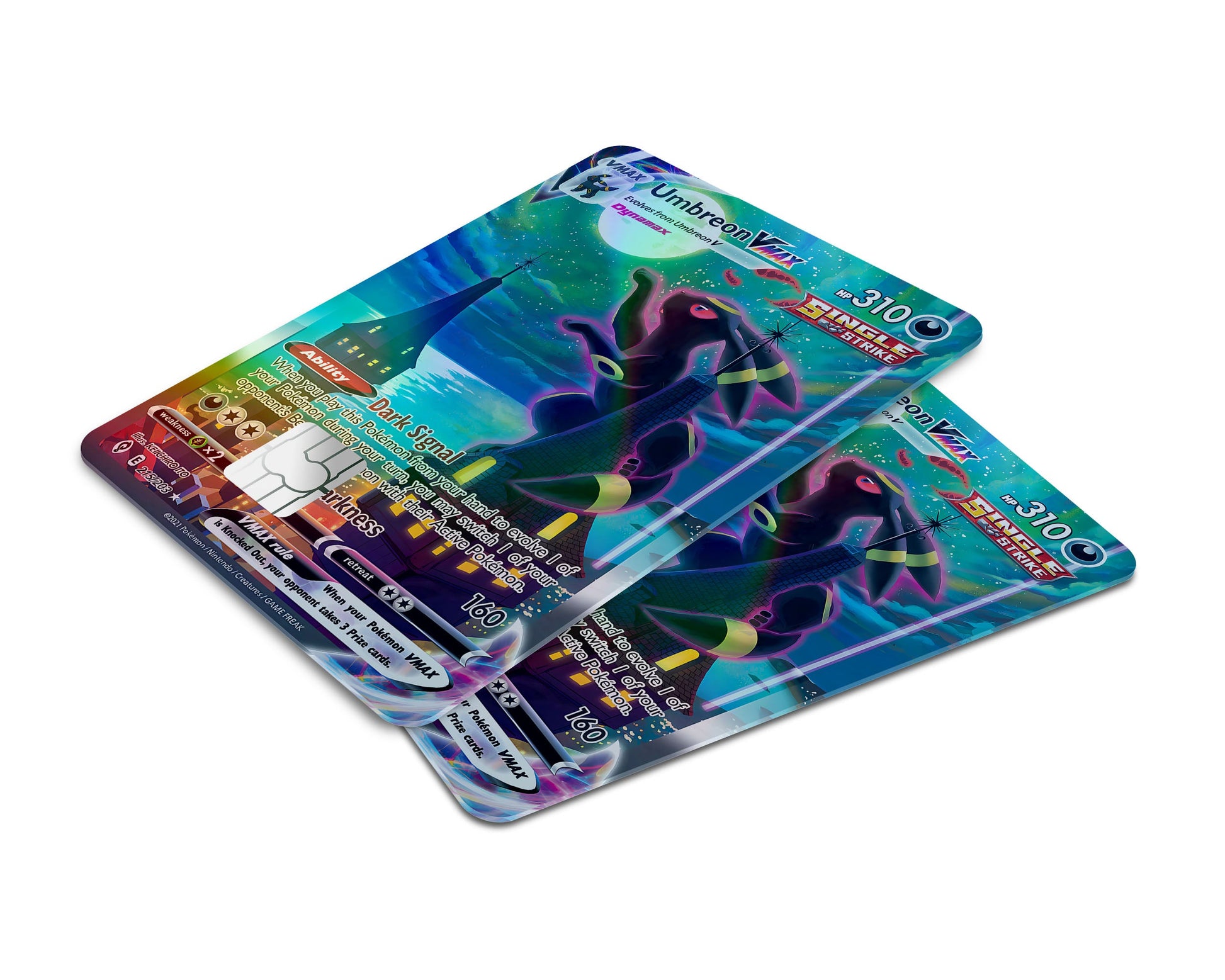 Rare Umbreon Pokemon Card Holographic Credit Card Holographic Credit Card Skin Anime Town Creations Rare Umbreon Pokemon Card Holographic Credit Card Holographic Credit Card Skin Anime Town Creations