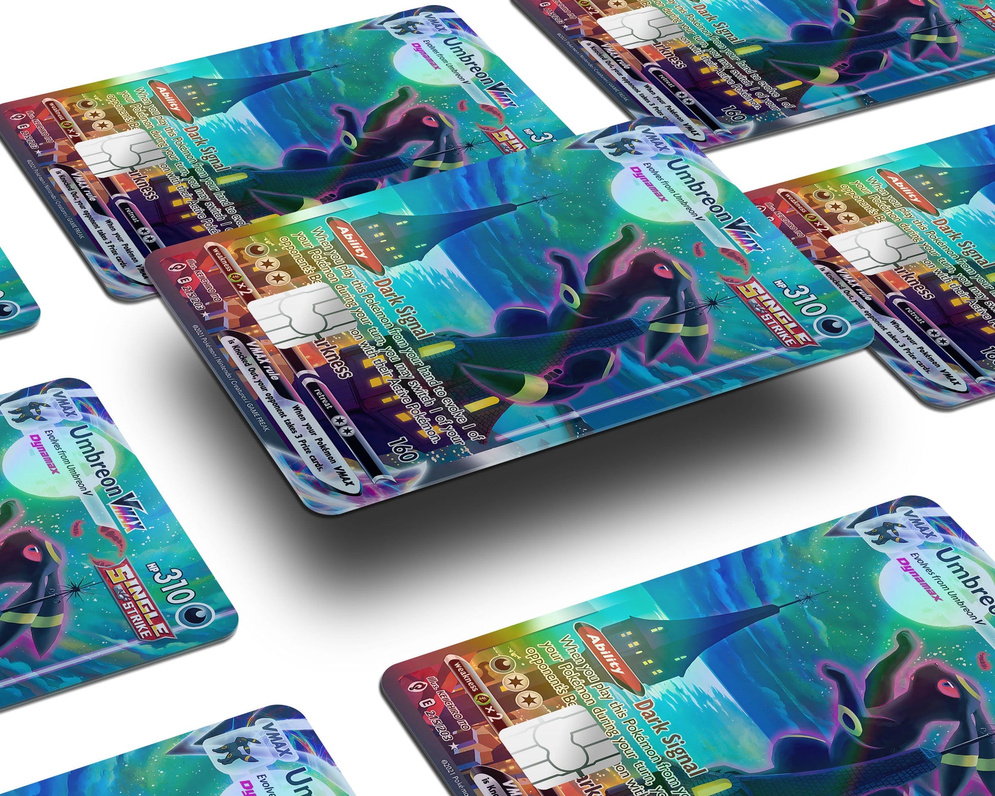Rare Umbreon Pokemon Card Holographic Credit Card Holographic Credit Card Skin Anime Town Creations Rare Umbreon Pokemon Card Holographic Credit Card Holographic Credit Card Skin Anime Town Creations