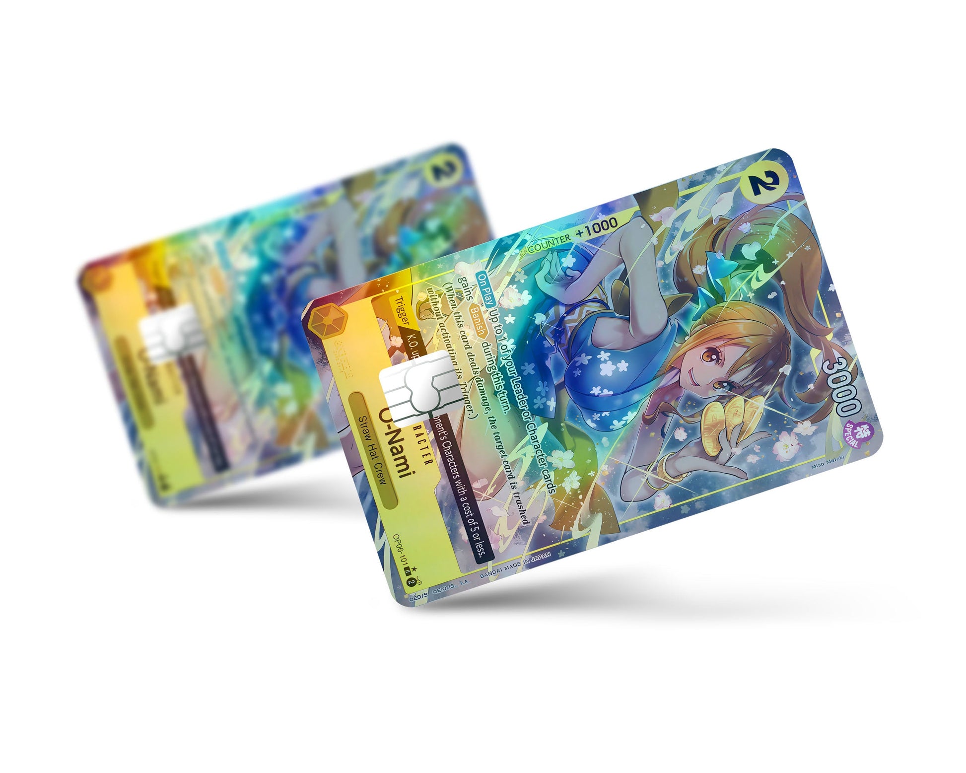 Nami One Piece Card Holographic Credit Card Holographic Credit Card Skin Anime Town Creations Nami One Piece Card Holographic Credit Card Holographic Credit Card Skin Anime Town Creations