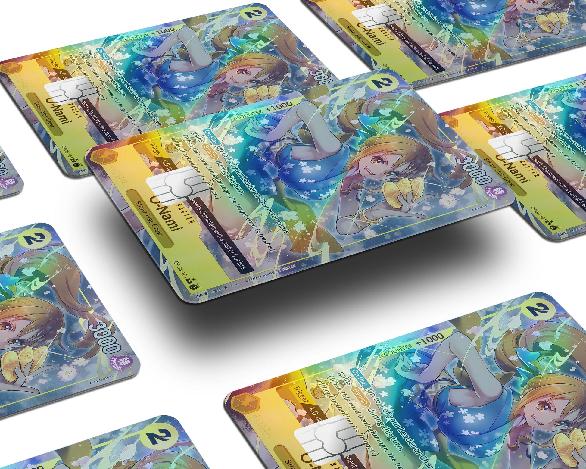 Nami One Piece Card Holographic Credit Card Holographic Credit Card Skin Anime Town Creations Nami One Piece Card Holographic Credit Card Holographic Credit Card Skin Anime Town Creations