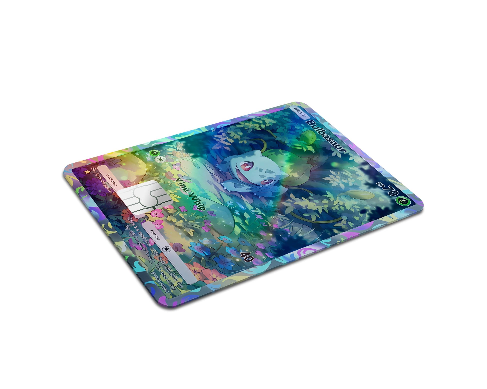 Bulbasaur Pocket Pokemon Card Holographic Credit Card Holographic Credit Card Skin Anime Town Creations Bulbasaur Pocket Pokemon Card Holographic Credit Card Holographic Credit Card Skin Anime Town Creations