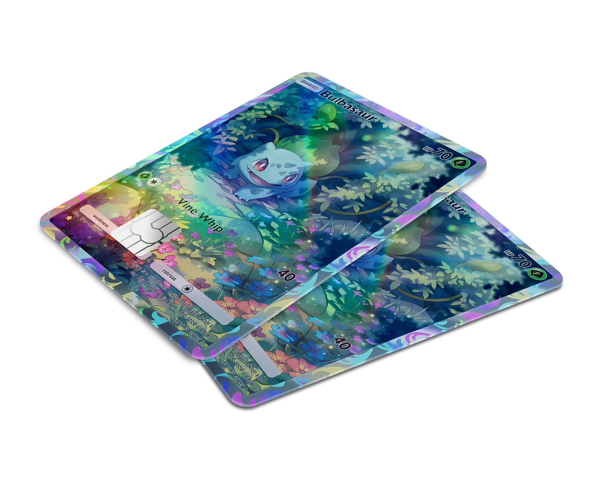 Bulbasaur Pocket Pokemon Card Holographic Credit Card Holographic Credit Card Skin Anime Town Creations Bulbasaur Pocket Pokemon Card Holographic Credit Card Holographic Credit Card Skin Anime Town Creations