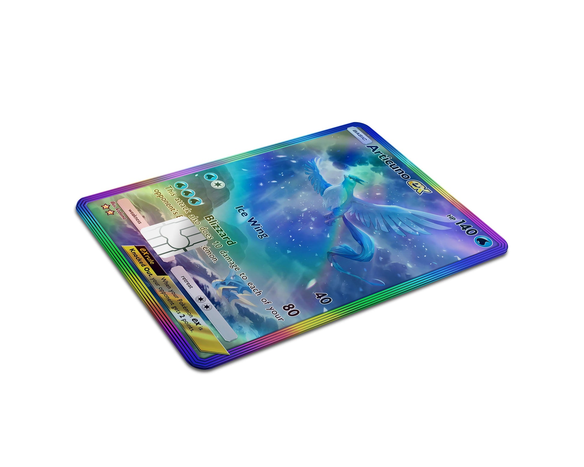 Articuno Pocket Pokemon Card Holographic Credit Card Holographic Credit Card Skin Anime Town Creations Articuno Pocket Pokemon Card Holographic Credit Card Holographic Credit Card Skin Anime Town Creations