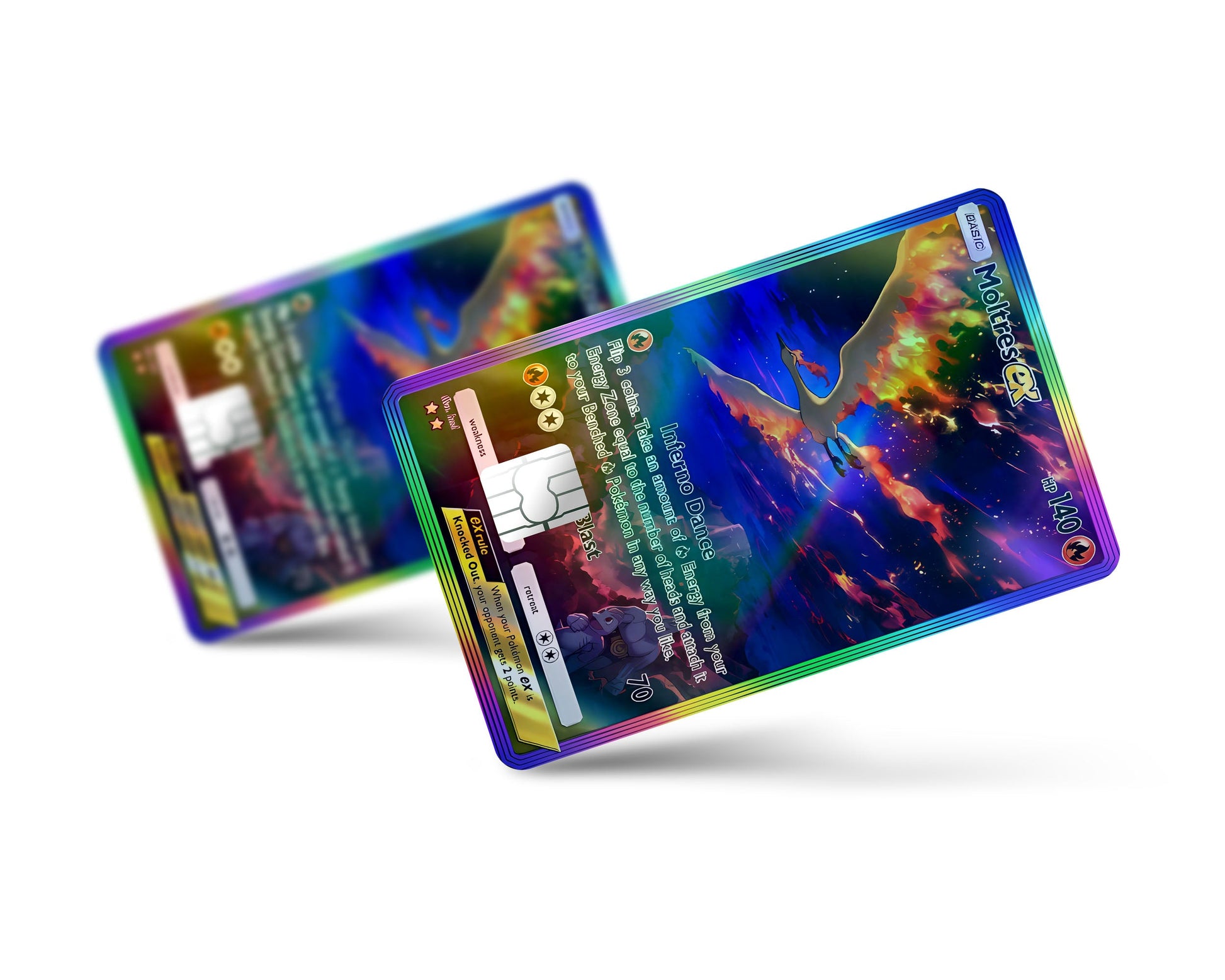 Moltres Pocket Pokemon Card Holographic Credit Card Holographic Credit Card Skin Anime Town Creations Moltres Pocket Pokemon Card Holographic Credit Card Holographic Credit Card Skin Anime Town Creations