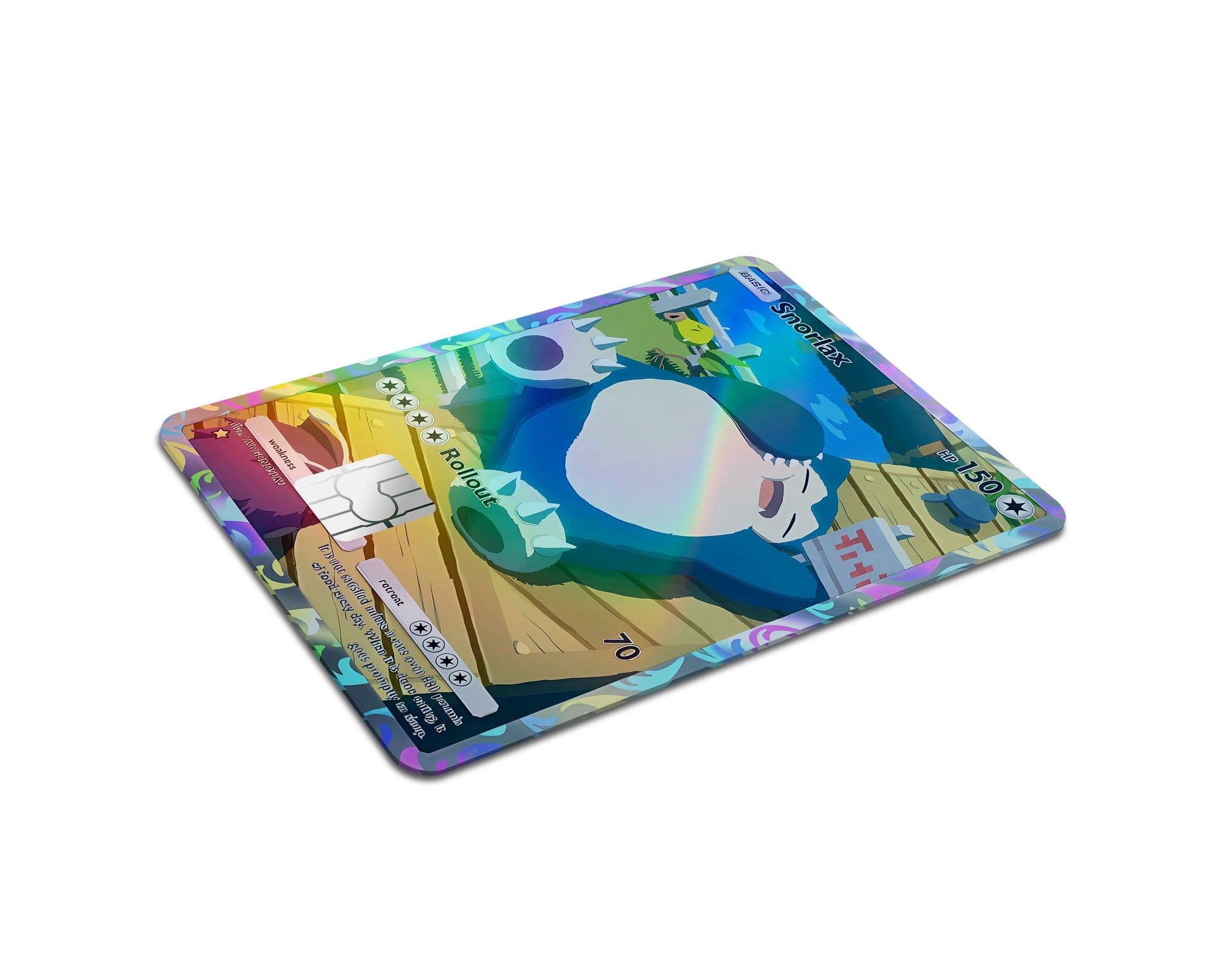 Snorlax Pocket Pokemon Card Holographic Credit Card Holographic Credit Card Skin Anime Town Creations Snorlax Pocket Pokemon Card Holographic Credit Card Holographic Credit Card Skin Anime Town Creations