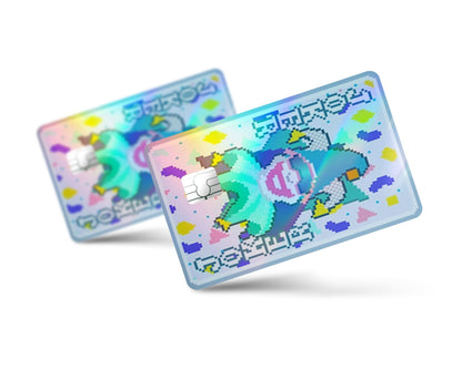 Anime Town Creations Holographic Credit Card Balatro Throwback Joker Full Skins - Anime Balatro Holographic Credit Card Skin