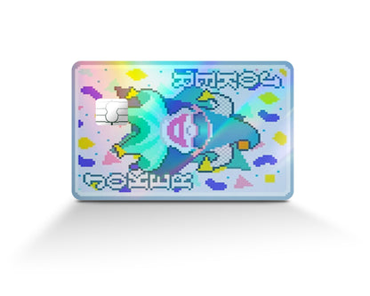 Anime Town Creations Holographic Credit Card Balatro Throwback Joker Full Skins - Anime Balatro Holographic Credit Card Skin