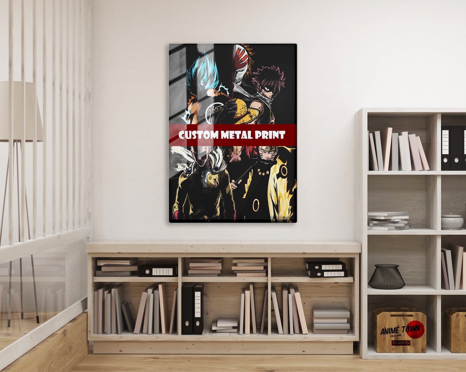 Anime Town Creations Metal Poster Create Your Own 16" x 24" Home Goods - Custom Custom Metal Poster