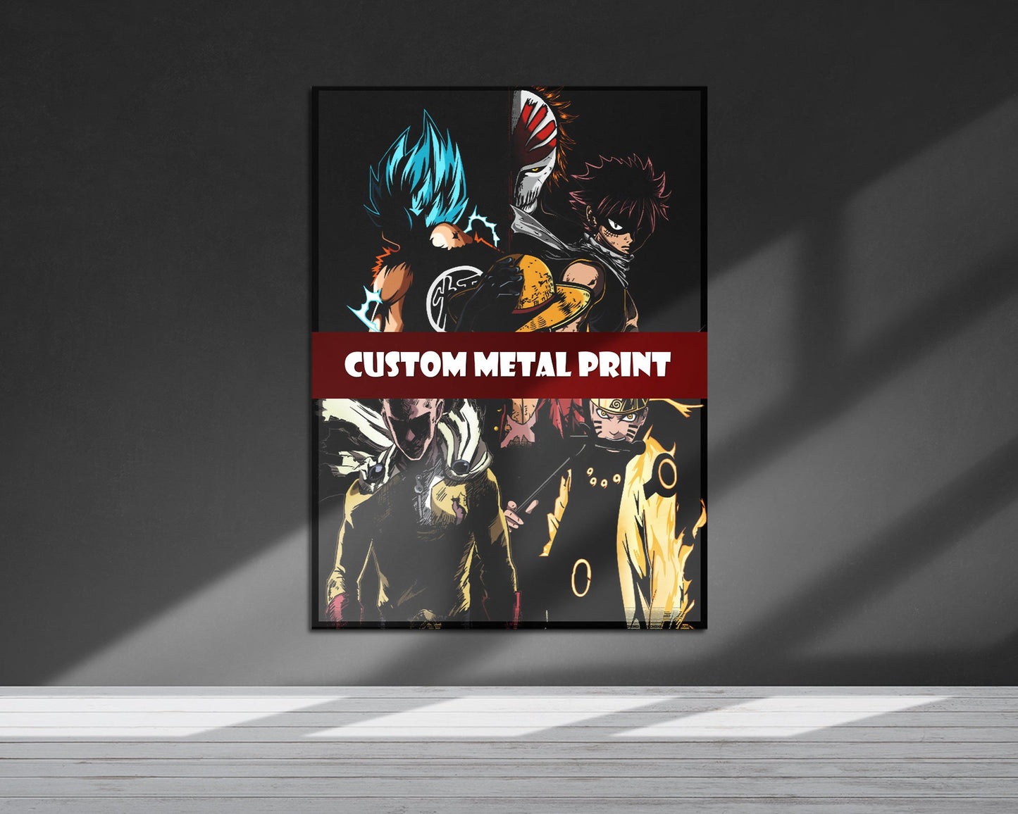 Anime Town Creations Metal Poster Create Your Own 24" x 36" Home Goods - Custom Custom Metal Poster
